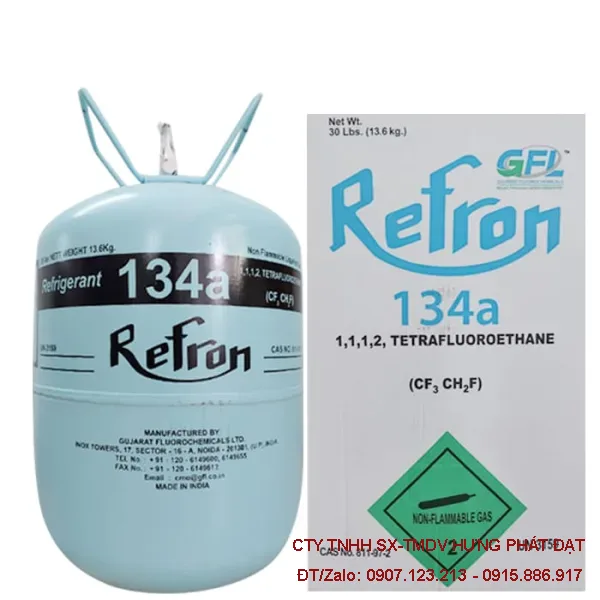 Gas lạnh R407C Refron Ấn Độ bình 11.3kg cho điều hòa