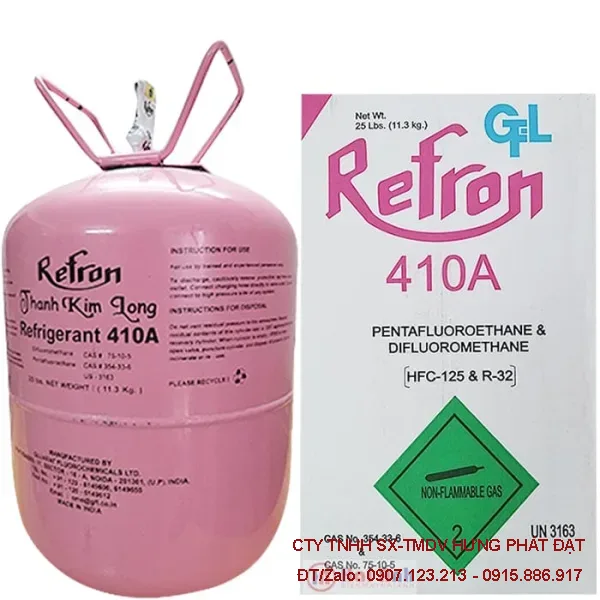 Gas lạnh R407C Refron Ấn Độ bình 11.3kg cho điều hòa
